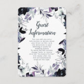 夜間フローラ縁ど海軍結婚情報 エンクロージャーカード (正面)