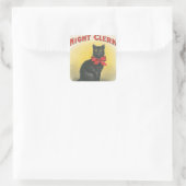 夜間事務員 スクエアシール (バッグ)