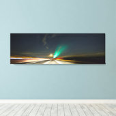 夜間交通 キャンバスプリント (インサイチュ (ウッドフロア))