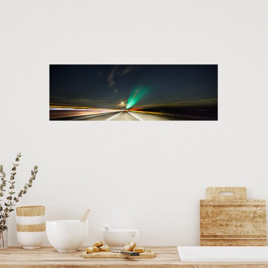 夜間交通 ポスター (キッチン)