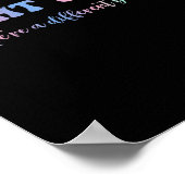 夜間交配違う式聴診器ナースRn ポスター (角)