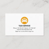 夜間信号灯《写真》ぼけ味タクシー 名刺 (裏面)