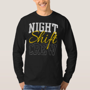夜間勤務の乗務員の同僚 Tシャツ