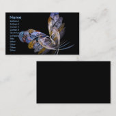 夜間営業カードの蝶 名刺 (正面/裏面)