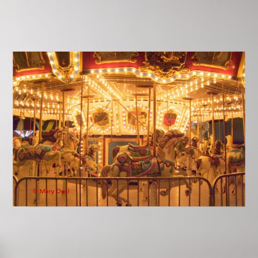 夜間回転木馬 ポスター (正面)