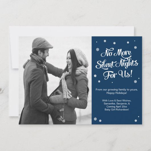 夜間妊娠静かクリスマス発表 シーズンカード (正面)