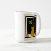 夜間子猫 コーヒーマグカップ (正面右)