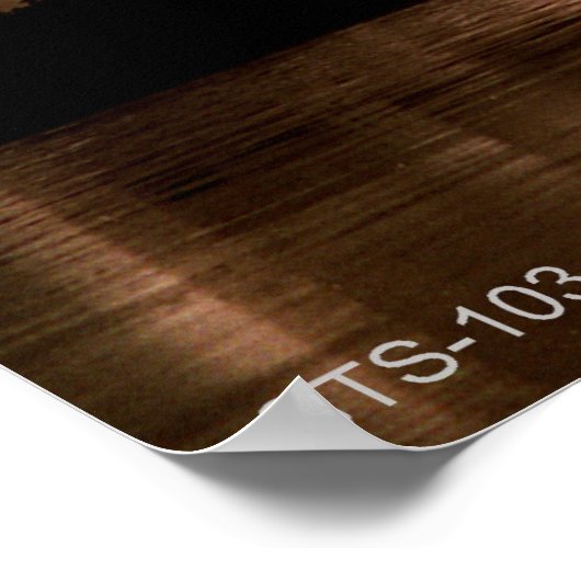 夜間宇宙シャトル発射 ポスター (角)