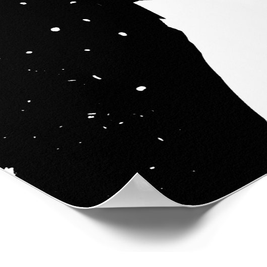 夜間登山 ポスター (角)