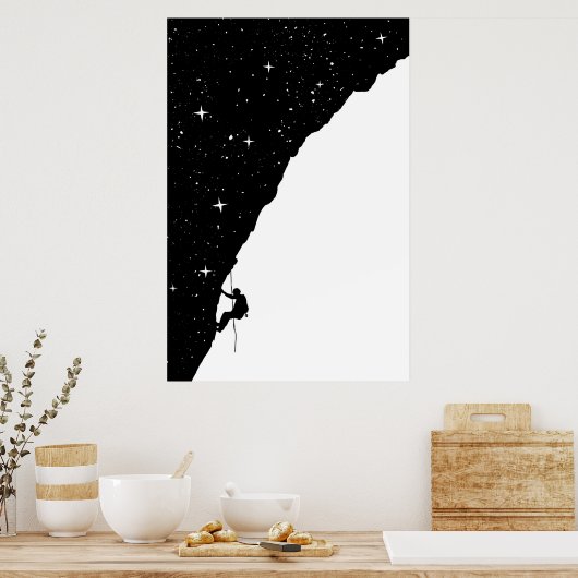 夜間登山 ポスター (キッチン)