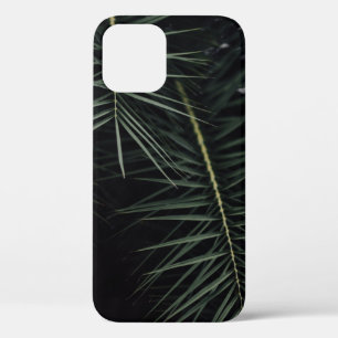 夜間緑葉植物 iPhone 12ケース