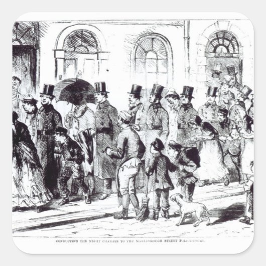 . .夜間請求を行う スクエアシール (正面)