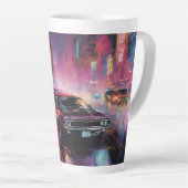 夜間通りレース鮮やか市 カフェラテマグ (右アングル)