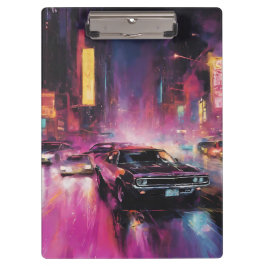 夜間通りレース鮮やか市 クリップボード