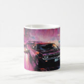 夜間通りレース鮮やか市 コーヒーマグカップ (中央)