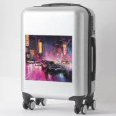 夜間通りレース鮮やか市 シール (スーツケース)