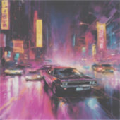 夜間通りレース鮮やか市 シール (正面)