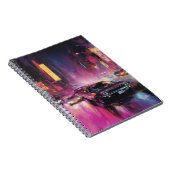 夜間通りレース鮮やか市 ノートブック (右側)