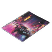 夜間通りレース鮮やか市 ノートブック (左側)