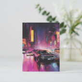 夜間通りレース鮮やか市 ポストカード (スタンド正面)