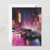 夜間通りレース鮮やか市 ポストカード (正面/裏面)
