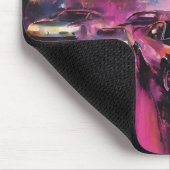 夜間通りレース鮮やか市 マウスパッド (コーナー)