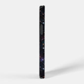 夜間銀河系宇宙PrintSeamlessパターンインリピート iPhoneケース (右側面)