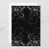 夜間開花 招待状 (正面/裏面)