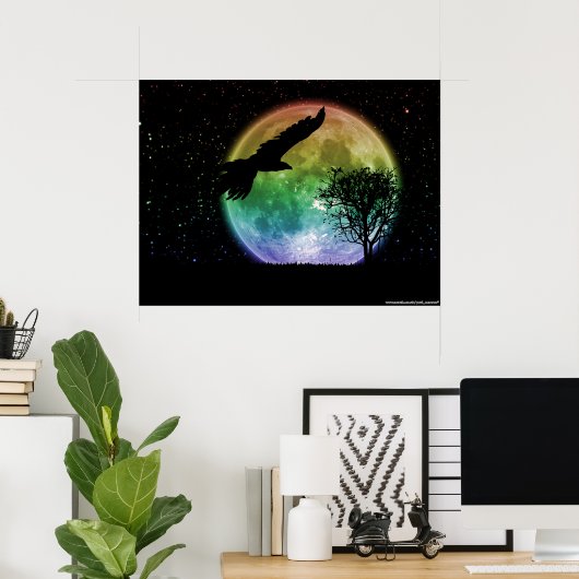 夜間飛行 ポスター (ホームオフィス)