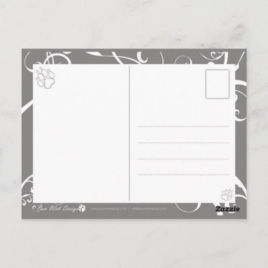 夜間飛行 ポストカード (裏面)