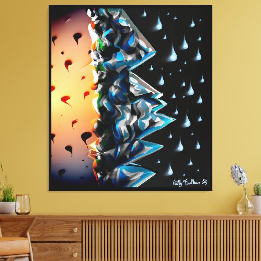 夜間 キャンバスプリント (インサイチュ (リビング))