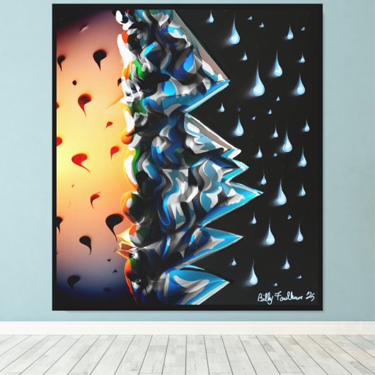 夜間 キャンバスプリント (インサイチュ (ウッドフロア))