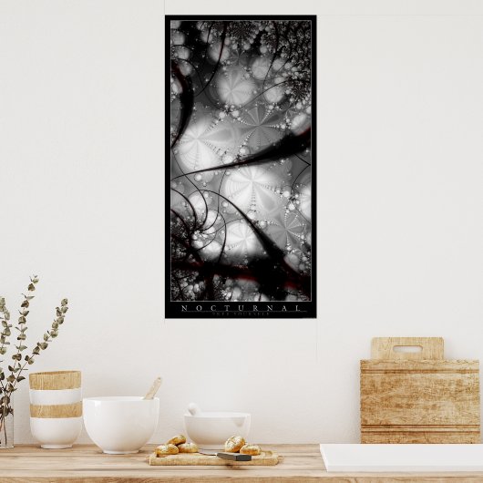 夜間 ポスター (キッチン)