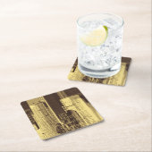 夜間III スクエアペーパーコースター (インサイチュ)