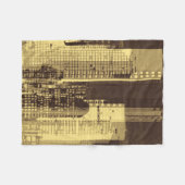 夜間III フリースブランケット (正面(横))