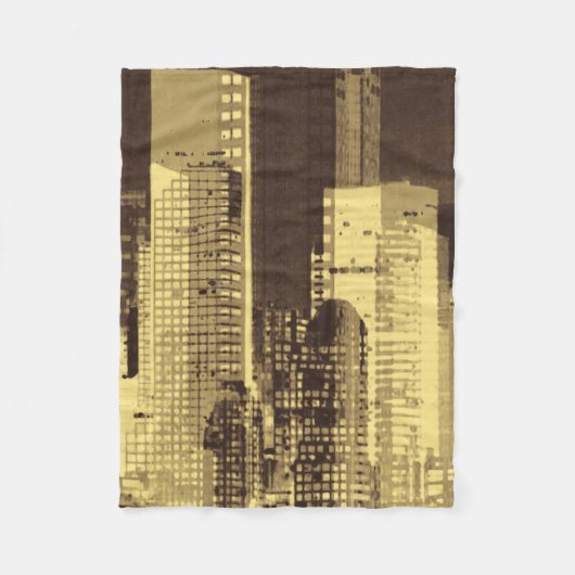 夜間III フリースブランケット (正面)