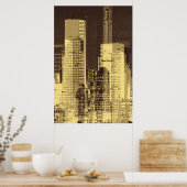 夜間III ポスター (キッチン)