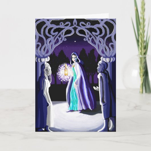 夜離れに カード (正面)