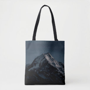 夜雪山 トートバッグ