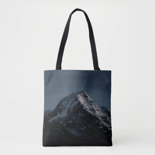 夜雪山 トートバッグ (正面)