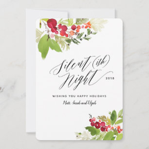 夜静かのクリスマスカード シーズンカード