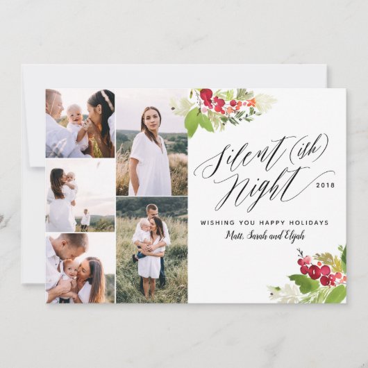 夜静かのホリデ数々のーカード シーズンカード (正面)