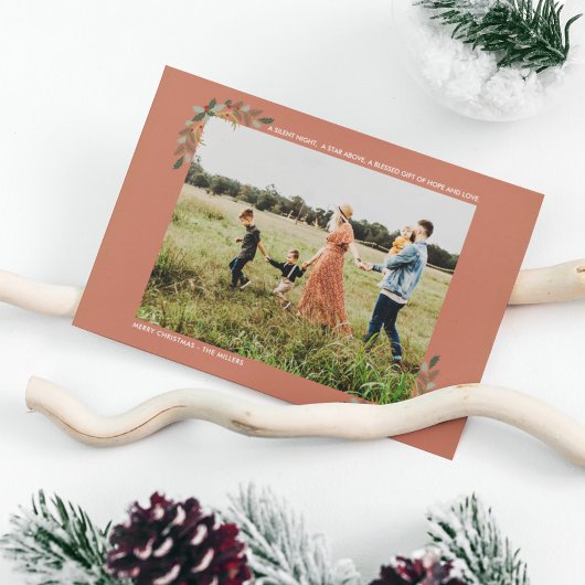 夜静かの希望と愛ホリーの祈りの宗教 シーズンカード