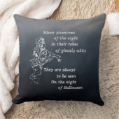 夜静かの幻影 – ヴィンテージハロウィーン クッション (ブランケット)