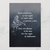 夜静かの幻影 – ヴィンテージハロウィーン シーズンカード (正面)