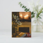 「夜静かの聖なる夜」愛するクリスマスキャロル シーズンポストカード (スタンド正面)