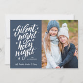 夜静かの聖夜 |青 |写真 シーズンカード (正面)