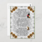 夜静かの詩 ポストカード (正面/裏面)