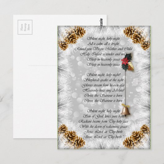 夜静かの詩 ポストカード (正面/裏面)