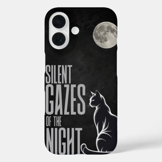 「夜静かの闇の夜のiPhoneケースの視線 Case-Mate iPhoneケース (裏面)